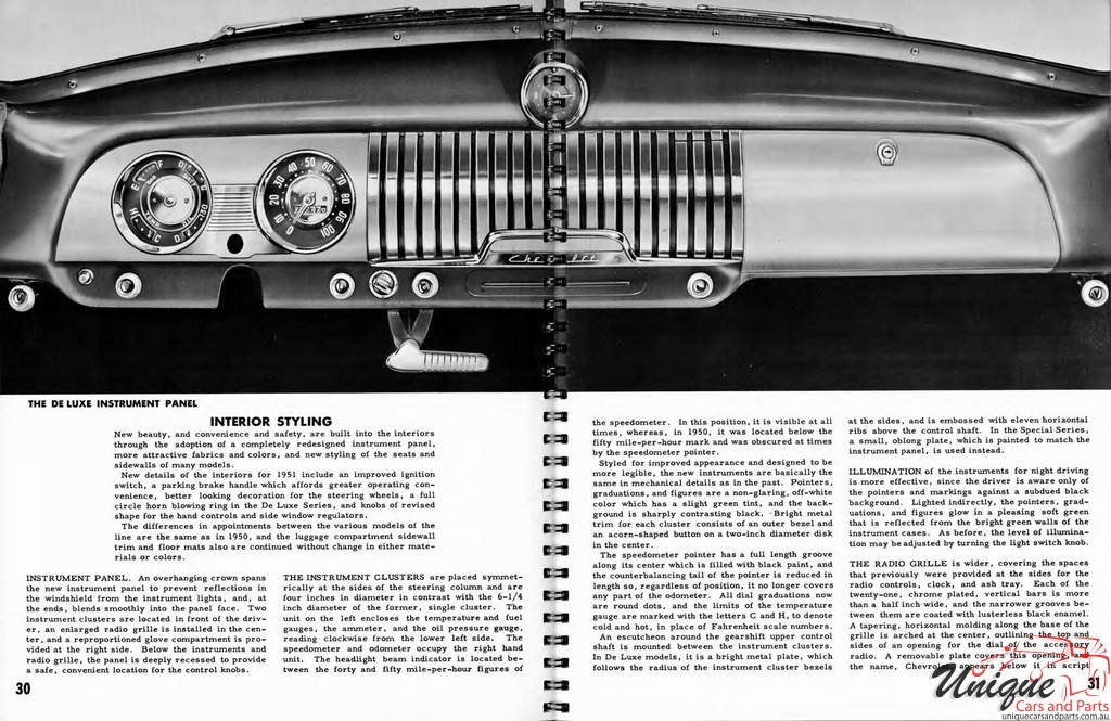 1951 Chevrolet Engineering Features Booklet Page 6